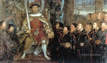 Henry VIII et les chirurgiens barbiers2 Renaissance Hans Holbein le Jeune Peinture à l'huile